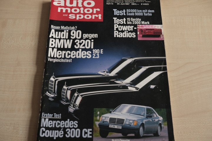 Deckblatt Auto Motor und Sport (13/1987)
